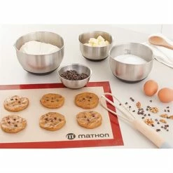 Set 4 Petits Bols En Inox Avec Base Silicone 10,5 à 17 Cm -de Buyer Soldes Magasin 673073 2 6 Set 4 petits bols en inox avec base silicone 10 5 a 17 cm Mathon