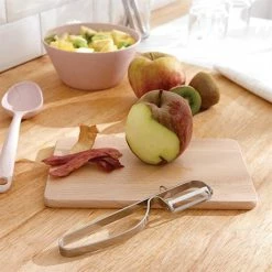 Lot 2 éplucheurs Inox Lame Droite Et Dentelée -de Buyer Soldes Magasin 673909 3 1 Lot 2 eplucheurs inox lame droite et dentelee Mathon