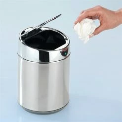 Poubelle Cosmétique à Capteur Senso Chrome En Inox -de Buyer Soldes Magasin 67852 2 1 Poubelle cosmetique a capteur Senso Chrome en inox Wenko by Maximex