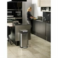 Joseph Joseph Compacteur à Déchets Inox Titan 20 L -de Buyer Soldes Magasin 67863 2 3 Compacteur a dechets inox Titan 20 L Joseph Joseph