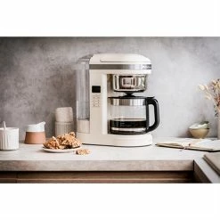 KitchenAid Machine à Café électrique Crème 1,7 L 1100 W 5KCM1209EAC -de Buyer Soldes Magasin 700031 4 1 Machine a cafe electrique creme 1 7 L 1100 W 5KCM1209EAC Kitchenaid