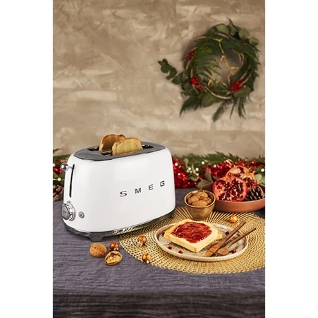 Smeg Toaster 2 Tranches 950 W TSF01WHEU Blanc 5 Smeg Toaster 2 Tranches 950 W TSF01WHEU Blanc – Image 3