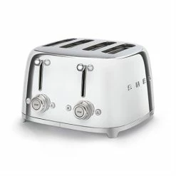 Smeg Toaster 4 Fentes 2000 W TSF03SSEU Chromé