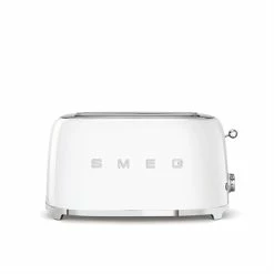Smeg Grille Pain 4 Tranches 1500 W TSF02WHEU Blanc