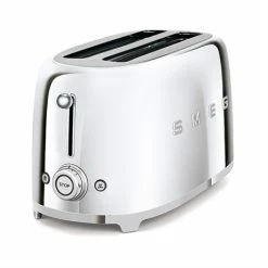 Smeg Grille Pain 4 Tranches 1500 W TSF02SSEU Chromé