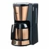 Bestron Cafetière Filtre Avec Verseuse Isotherme 8 Tasses 900 W Coloris Cuivre -de Buyer Soldes Magasin 700100 0 1 Cafetiere filtre avec verseuse isotherme 8 tasses 900 W coloris cuivre Bestron