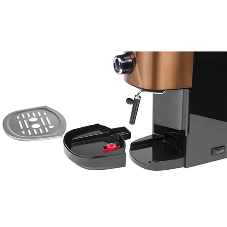 Bestron Machine à Café Expresso Avec Buse Vapeur 15 Bars 1250 1450 W Coloris Cuivre 7 Bestron Machine à Café Expresso Avec Buse Vapeur 15 Bars 1250 1450 W Coloris Cuivre – Image 5