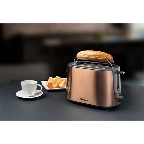 Bestron Grille-pain 2 Tranches 1000 W Coloris Cuivre 5 Bestron Grille-pain 2 Tranches 1000 W Coloris Cuivre – Image 3