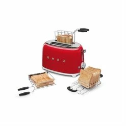 Smeg Toaster 2 Fentes Rouge 950 W TSF01RDEU -de Buyer Soldes Magasin 70281 3 5 Toaster 2 fentes rouge 950 W TSF01RDEU Smeg