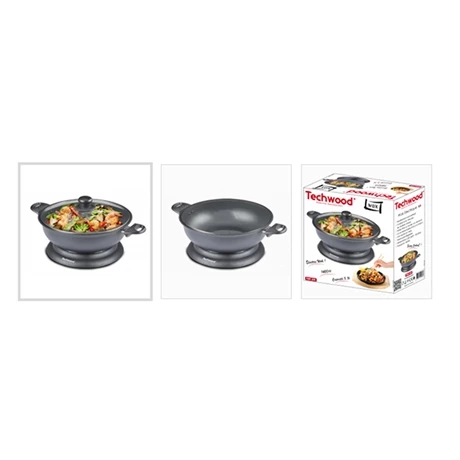 Wok Electrique 3,6 L 1500 W 4 Wok Electrique 3,6 L 1500 W – Image 2