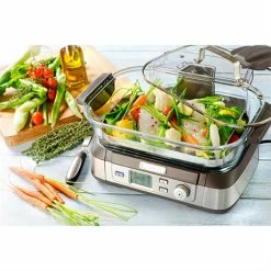 Cuisinart Cuiseur Vapeur Digital CookFresh STM1000E 9 Cuisinart Cuiseur Vapeur Digital CookFresh STM1000E -de Buyer Soldes Magasin 71569 3 8 Cuiseur vapeur Digital CookFresh STM1000E Cuisinart