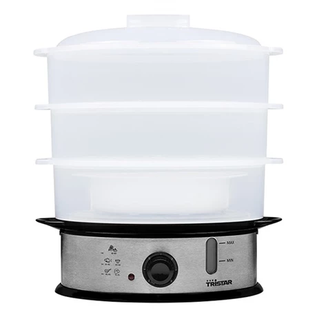 Tristar Cuiseur Vapeur électrique 3 Niveaux 1200 W VS-3914 4 Tristar Cuiseur Vapeur électrique 3 Niveaux 1200 W VS-3914 – Image 2