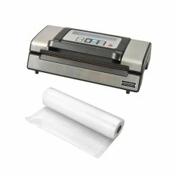 Lot Appareil à Emballer Sous Vide Pro Soudure Et Rouleau 10 Mètres De Sachets à Découper