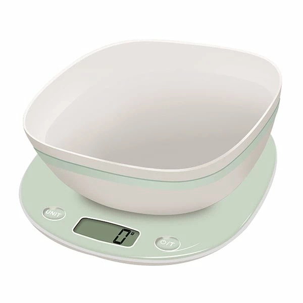 Balance De Cuisine Macaron Pistache Avec Bol 3 Balance De Cuisine Macaron Pistache Avec Bol