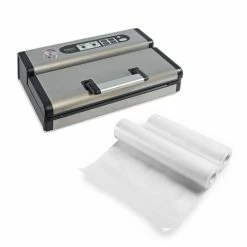 Lot Appareil à Emballer Sous Vide VS5800 Et 2 Rouleaux De Sachets à Découper