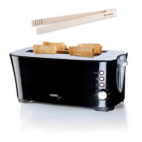 Set Grille-pain Cool Touch 2 Tranches Et Pince à Toast En Bois 3 Set Grille-pain Cool Touch 2 Tranches Et Pince à Toast En Bois