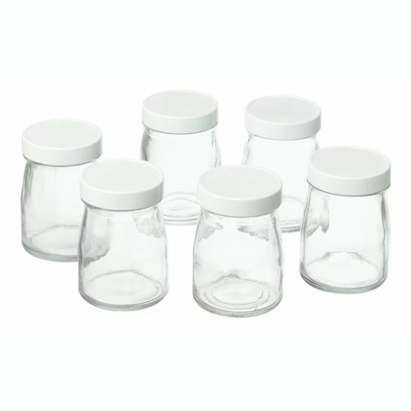 Cuisinart 6 Pots à Yaourt En Verre 125 Ml YM401E 3 Cuisinart 6 Pots à Yaourt En Verre 125 Ml YM401E
