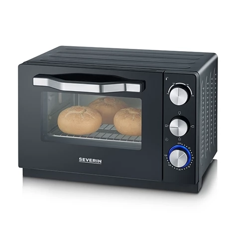 SEVERIN Mini Four Noir 20 L 1380 W TO2070 4 SEVERIN Mini Four Noir 20 L 1380 W TO2070 – Image 2