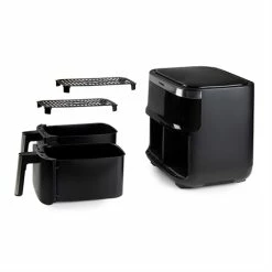 Domo Déli Fryer Double Fry Zone 2 X 4L -de Buyer Soldes Magasin 740074 3 1 Deli Fryer double fry zone 2 x 4L Domo