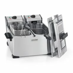 Friteuse Inox Double Cuve 7 L 4000 W KCPFR70X