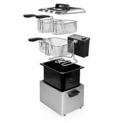 Princess Friteuse 5 L - Habillage En Acier 8 Princess Friteuse 5 L - Habillage En Acier -de Buyer Soldes Magasin 758005 1 2 Friteuse 5 L Habillage en acier Princess