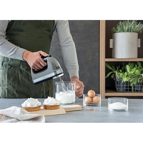 KitchenAid Batteur à Main 9 Vitesses 85 W 5KHM9212ECU Gris Argent 4 KitchenAid Batteur à Main 9 Vitesses 85 W 5KHM9212ECU Gris Argent – Image 2