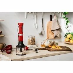 Mixeur Plongeant 5 Vitesses 180 W Rouge Empire Kitchenaid 5KHBV83EER -de Buyer Soldes Magasin 760130 3 2 Mixeur plongeant 5 vitesses 180 W rouge empire Kitchenaid 5KHBV83EER Kitchenaid