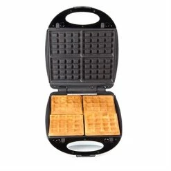 Domo Appareil 4 Gaufres Et Croque-monsieurs 1200 W DO9046C -de Buyer Soldes Magasin 760231 2 2 Appareil 4 gaufres et croque monsieurs 1200 W DO9046C Domo