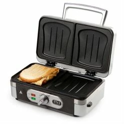 Domo Appareil 3 En 1 Grill, Gaufrier Et Croque-monsieur 30 Cm 1000 W DO9136C -de Buyer Soldes Magasin 760233 2 3 Appareil 3 en 1 grill gaufrier et croque monsieur 30 cm 1000 W DO9136C Domo
