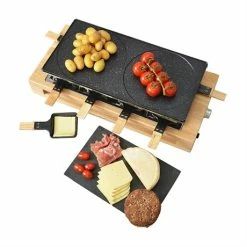 Appareil à Raclette Bamboo 8 Poêlons Et 2 Double Poêlons 1500 W KCWOOD.8.MAXI 11 Appareil à Raclette Bamboo 8 Poêlons Et 2 Double Poêlons 1500 W KCWOOD.8.MAXI -de Buyer Soldes Magasin 760305 4 4 Appareil a raclette Bamboo 8 poelons et 2 double poelons 1500 W KCWOOD 8 MAXI Kitchen Chef Professional