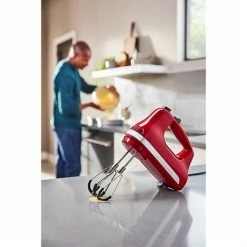KitchenAid Batteur à Main électrique 6 Vitesses 60 W Rouge Empire 5KHM6118EER -de Buyer Soldes Magasin 760354 2 1 Batteur a main electrique 6 vitesses 60 W rouge empire 5KHM6118EER Kitchenaid