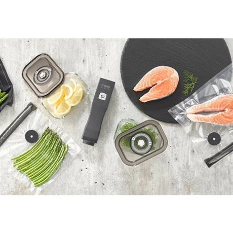 Caso Pompe De Mise Sous Vide électrique Vacu One Touch Eco-Set Avec Accessoires 6 Caso Pompe De Mise Sous Vide électrique Vacu One Touch Eco-Set Avec Accessoires – Image 4