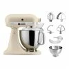KitchenAid Robot Artisan Crème 5KSM175PS Avec Accessoires Supplémentaires