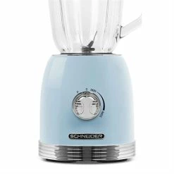 Schneider® Blender Vintage 800 W 1,5 L SCBL15BL Bleu -de Buyer Soldes Magasin 761075 3 2 Blender vintage 800 W 1 5 L SCBL15BL bleu Schneider