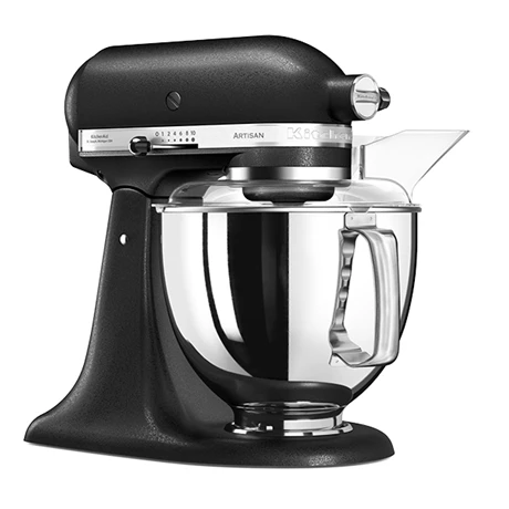 KitchenAid Robot Pâtissier Artisan à Tête Inclinable 4,8 L 300 W Noir Truffe 5KSM175PSEBK 7 KitchenAid Robot Pâtissier Artisan à Tête Inclinable 4,8 L 300 W Noir Truffe 5KSM175PSEBK – Image 5
