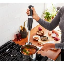 KitchenAid Mixeur Plongeant Sans Fil Noir 5KHBBV53EBM 10 KitchenAid Mixeur Plongeant Sans Fil Noir 5KHBBV53EBM -de Buyer Soldes Magasin 761121 3 1 Mixeur plongeant sans fil noir 5KHBBV53EBM Kitchenaid