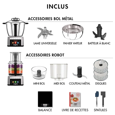 Magimix Robot Cook Expert Chrome Mat 18900 5 Magimix Robot Cook Expert Chrome Mat 18900 – Image 3