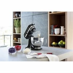 KitchenAid Robot Pâtissier Multifonction Artisan Noir Onyx 300 W 5KSM125EOB -de Buyer Soldes Magasin 76191 2 8 Robot patissier Multifonction Artisan Noir Onyx 300 W 5KSM125EOB Kitchenaid