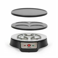 LIVOO Crêpière 2 En 1 - Crêpes Et Pancakes 1000 W DOC143 -de Buyer Soldes Magasin 780059 4 3 Crepiere 2 en 1 Crepes et Pancakes 1000 W DOC143 Livoo