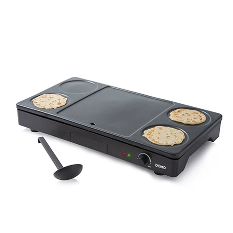 Domo Gourmet-Set Wok Grill Et Crêpes 1000 W DO8712W 5 Domo Gourmet-Set Wok Grill Et Crêpes 1000 W DO8712W – Image 3