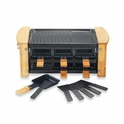 Raclette Grill 6 Poêlons 900 W -de Buyer Soldes Magasin 780192 1 1 Raclette grill 6 poelons 900 W Kitchen Chef Professional