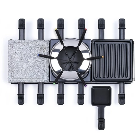 LIVOO Appareil à Raclette Fondue 12 Personnes 1650 W 5 LIVOO Appareil à Raclette Fondue 12 Personnes 1650 W – Image 3