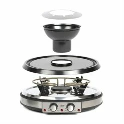 LIVOO Appareil à Raclette Grill Et Fondue 8 Personnes 1900 W DOC265 -de Buyer Soldes Magasin 780247 2 2 Appareil a raclette grill et fondue 8 personnes 1900 W DOC265 Livoo