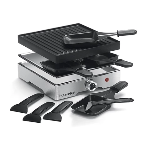Appareil Raclette-gril électrique 4 Poêlons 750 W 4 Appareil Raclette-gril électrique 4 Poêlons 750 W – Image 2