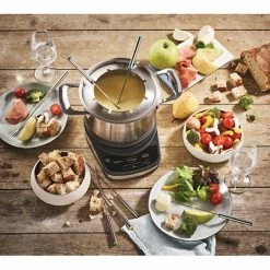 Fondue électrique Digitale Inox 1,2 L 8 Personnes 1200 W -de Buyer Soldes Magasin 780297 2 1 Fondue electrique digitale inox 1 2 L 8 personnes 1200 W Simeo