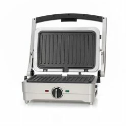 Cuisinart Gril Multifonctions électrique 3 En 1 Gril Gaufre Et Omelette 1000 W Gris Perle