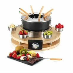 Set Appareils à Raclette Et à Fondue En Bois 9 Set Appareils à Raclette Et à Fondue En Bois -de Buyer Soldes Magasin 789021 3 1 Set appareils a raclette et a fondue en bois Kitchen Chef Professional