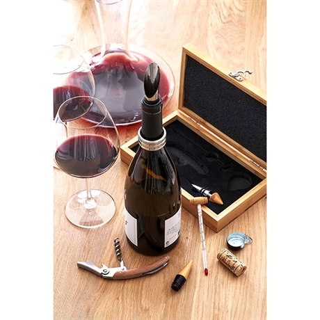 Coffret Sommelier Bambou 5 Pièces 6 Coffret Sommelier Bambou 5 Pièces – Image 4