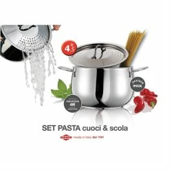 Cuit-pâtes En Inox 18 10 Avec Couvercle égouttoir 20 Cm 4,5 L -de Buyer Soldes Magasin 87327 2 2 Cuit pates en inox 18 10 avec couvercle egouttoir 20 cm 4 5 L Inoxriv