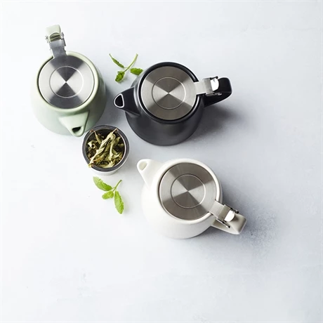 Théière Avec Infuseur Blanc Cassé 500 ML 5 Théière Avec Infuseur Blanc Cassé 500 ML – Image 3